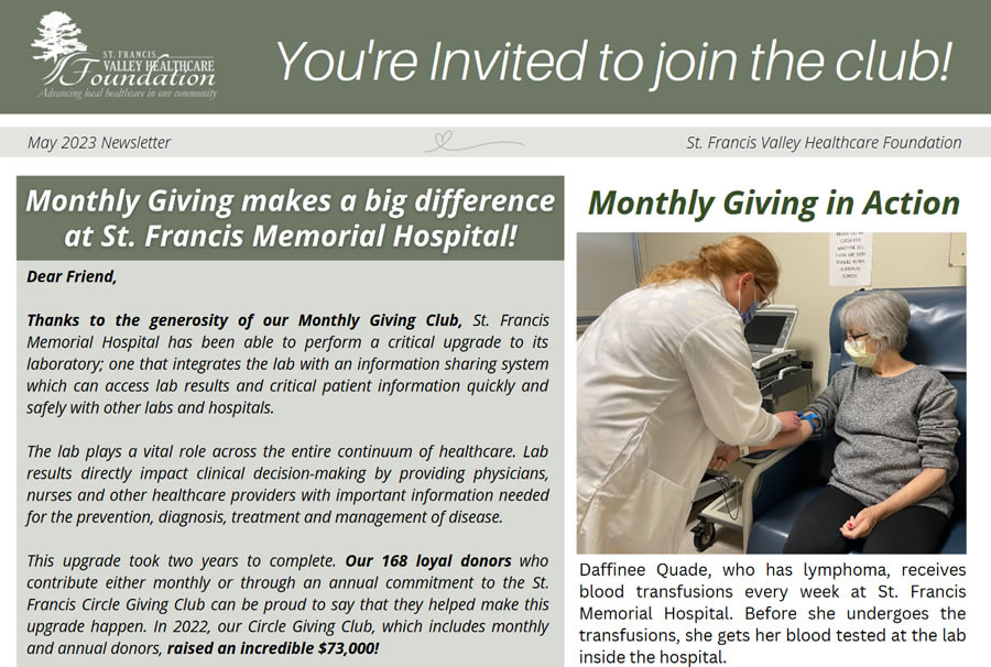 Your Invited to Join the Club!
