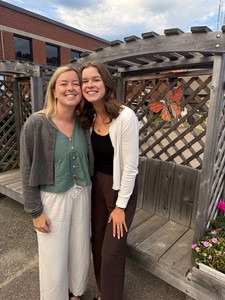 
Maggie, left, and Casey Billings outside of MVHPC.